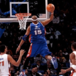 Vince Carter above the rim for the Eastern All Stars