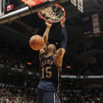 Vince Carter's reverse dunk for the New Jersey Nets