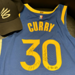 Steph Curry signed Warriors jersey 