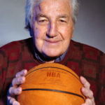 Dolph Schayes portrait in his 70s