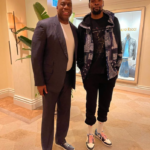 Kevin Durant with Magic Johnson