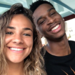 Hailey Summers with Shai Gilgeous-Alexander