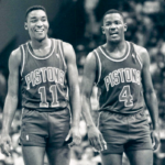 Joe Dumars and Isiah Thomas