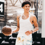 Jalen Johnson practising basketball 