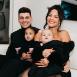 Katya Elise Henry with boyfriend Tyler Herro and their two kids