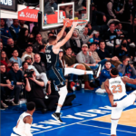 Maxi Kleber dunking for the Mavericks