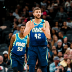 Maxi Kleber playing for the Dallas Mavericks