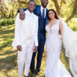 Reece and De'Aaron Fox's wedding with Bam Adebayo