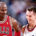 Steve Nash playing against Michael Jordan 