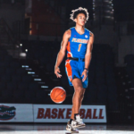 Tre Mann playing for the Florida Gators